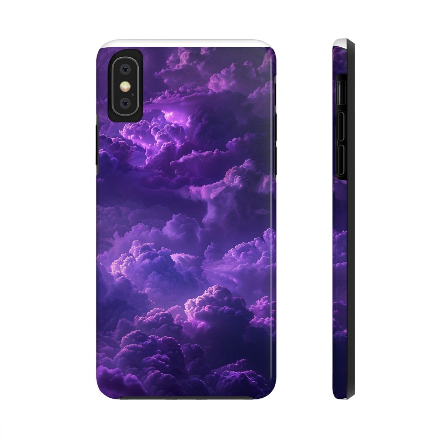 Purple Cloud Impact-Resistant Phone Case