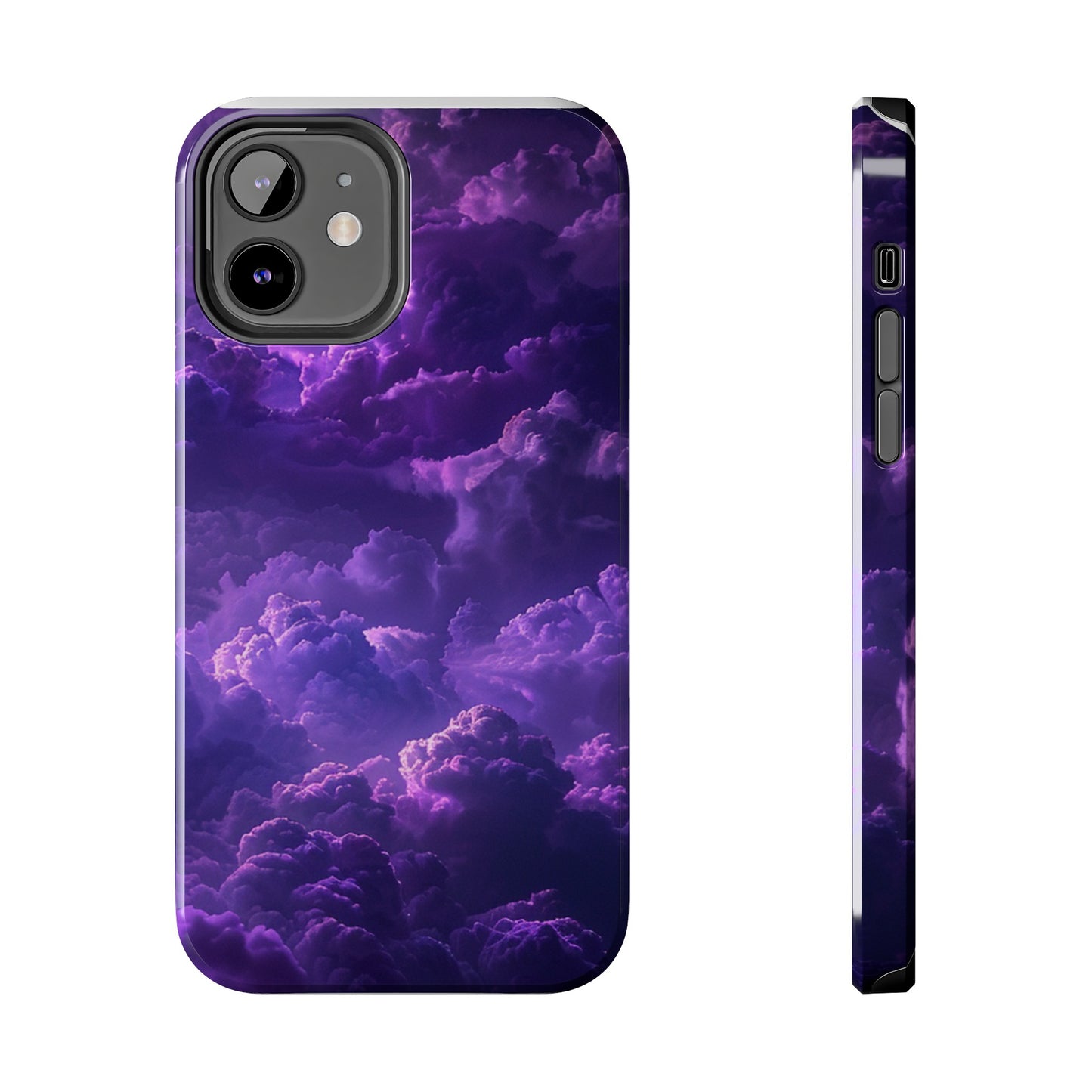 Purple Cloud Impact-Resistant Phone Case
