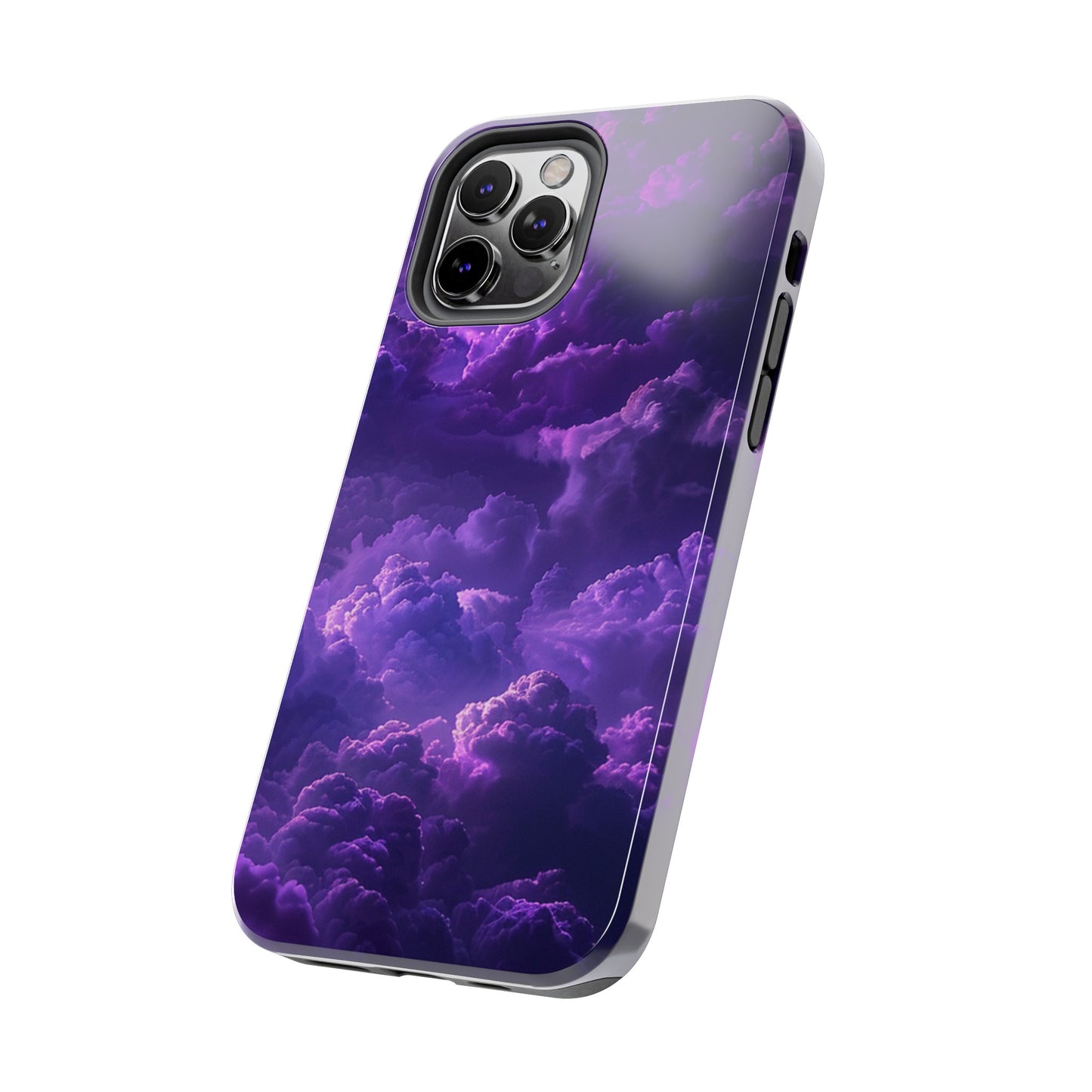 Purple Cloud Impact-Resistant Phone Case