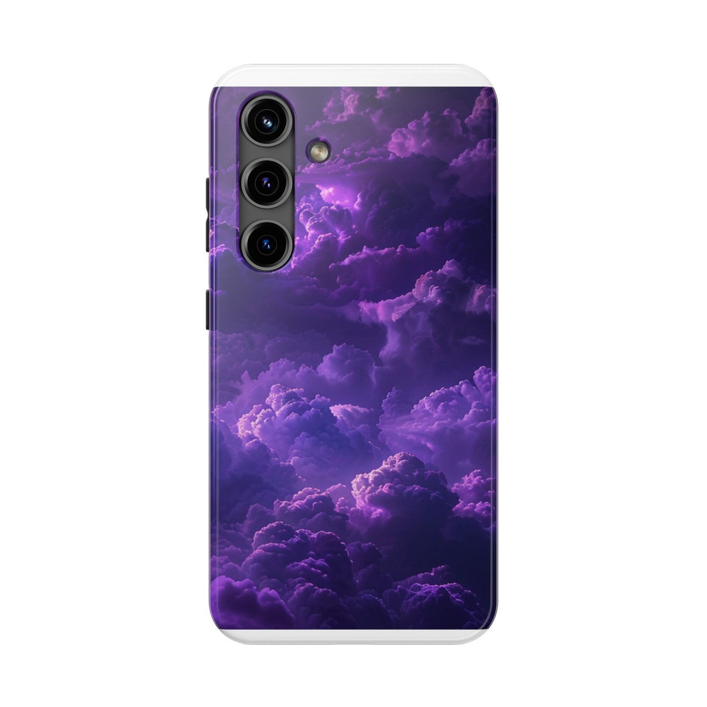 Purple Cloud Impact-Resistant Phone Case
