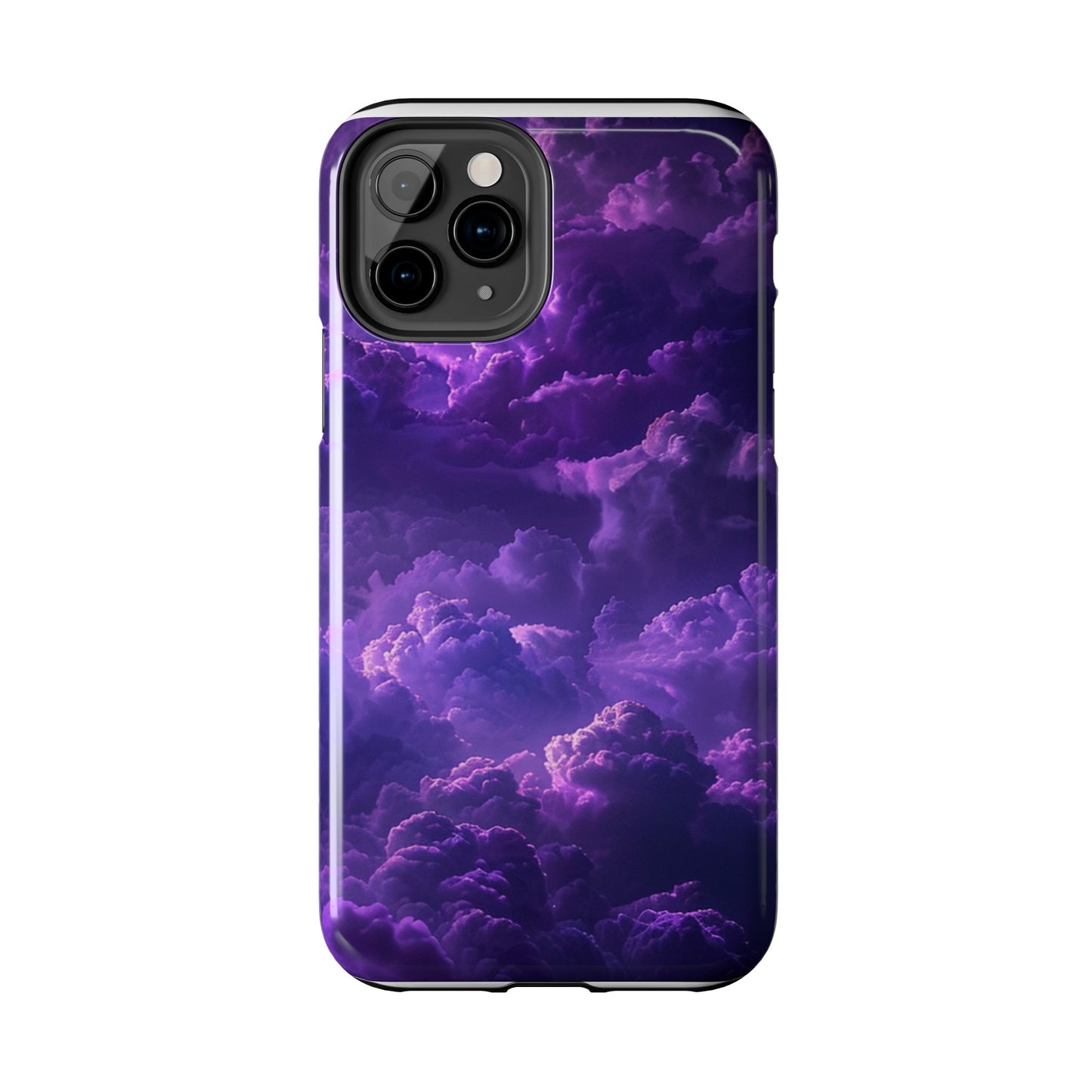 Purple Cloud Impact-Resistant Phone Case