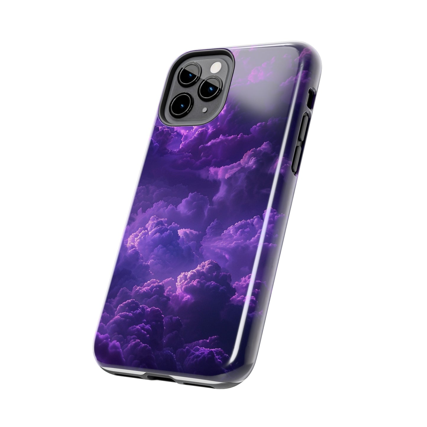 Purple Cloud Impact-Resistant Phone Case