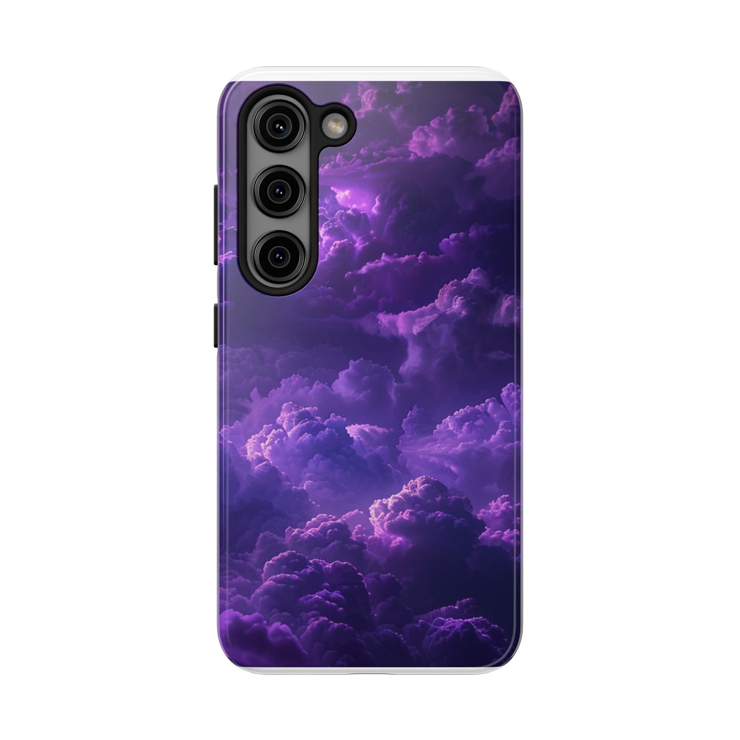 Purple Cloud Impact-Resistant Phone Case