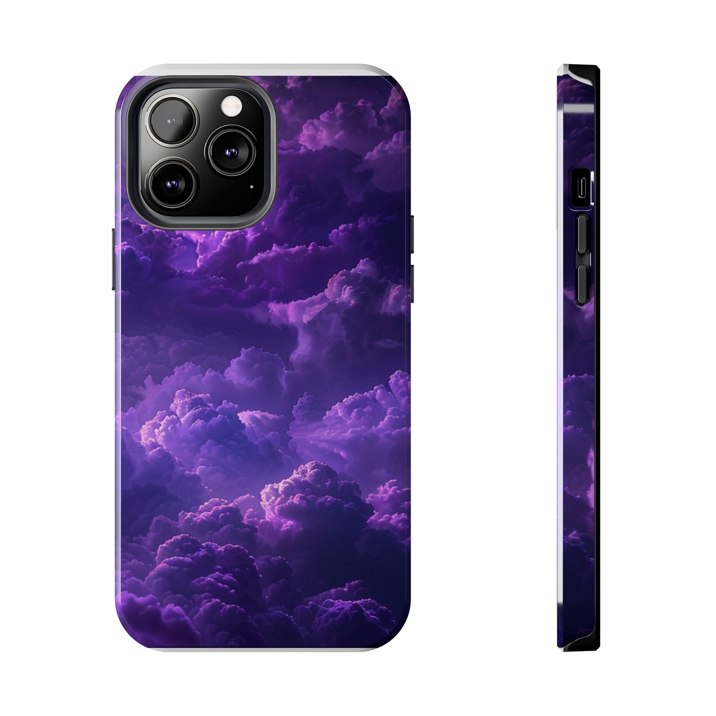 Purple Cloud Impact-Resistant Phone Case
