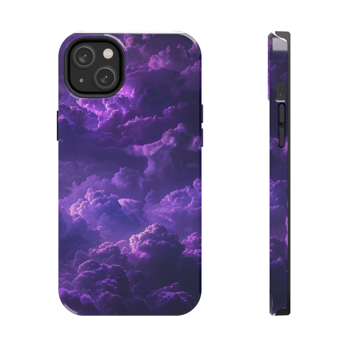 Purple Cloud Impact-Resistant Phone Case