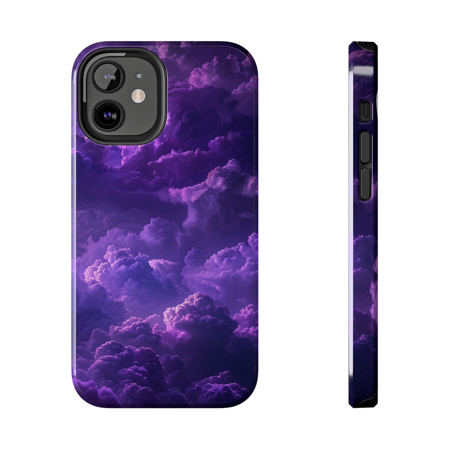 Purple Cloud Impact-Resistant Phone Case