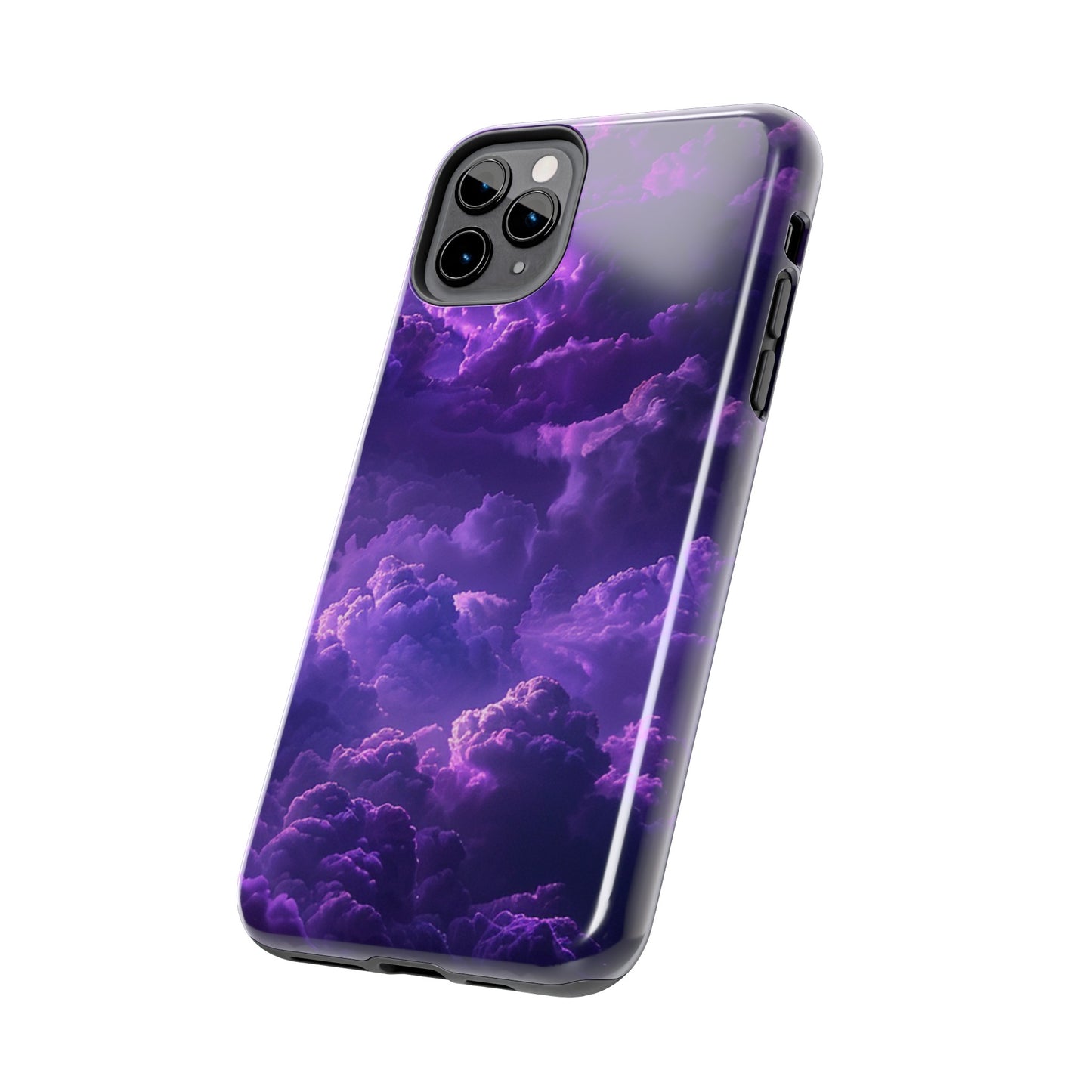 Purple Cloud Impact-Resistant Phone Case