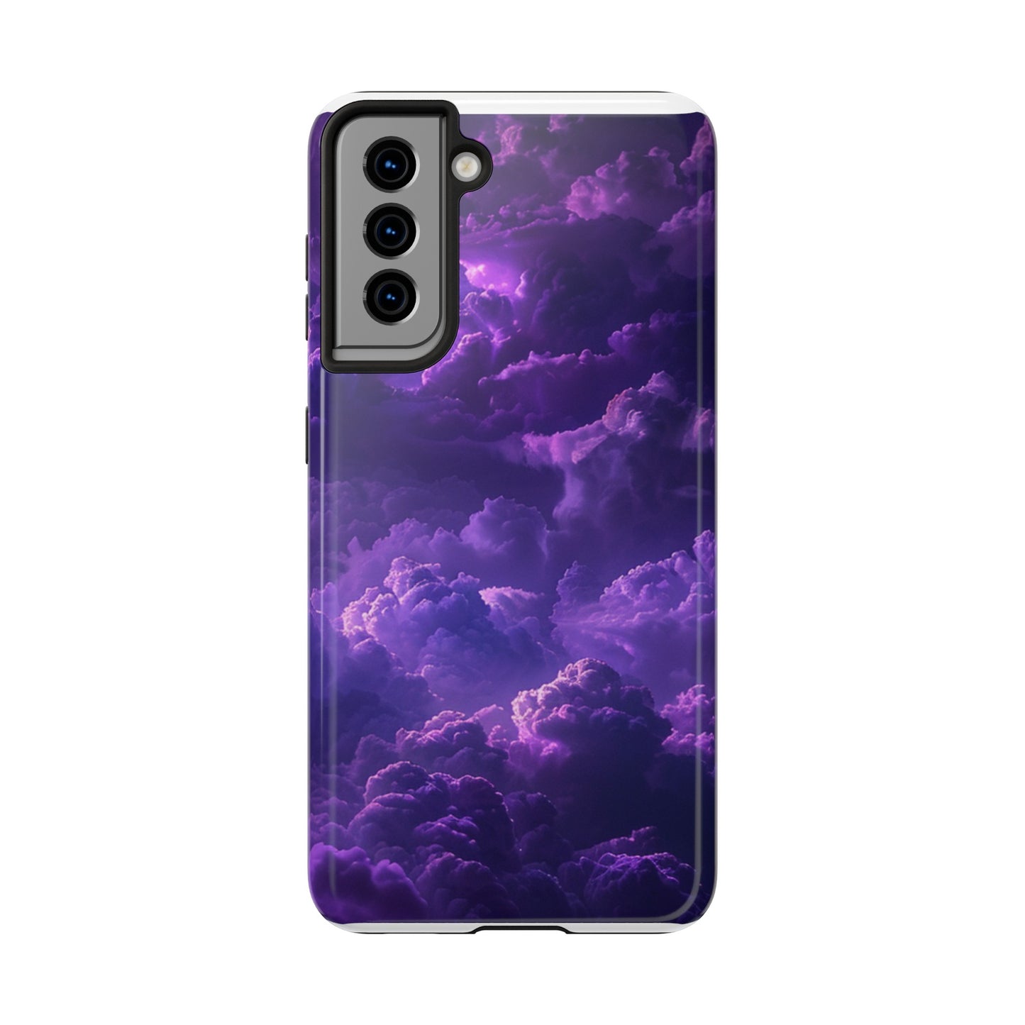 Purple Cloud Impact-Resistant Phone Case