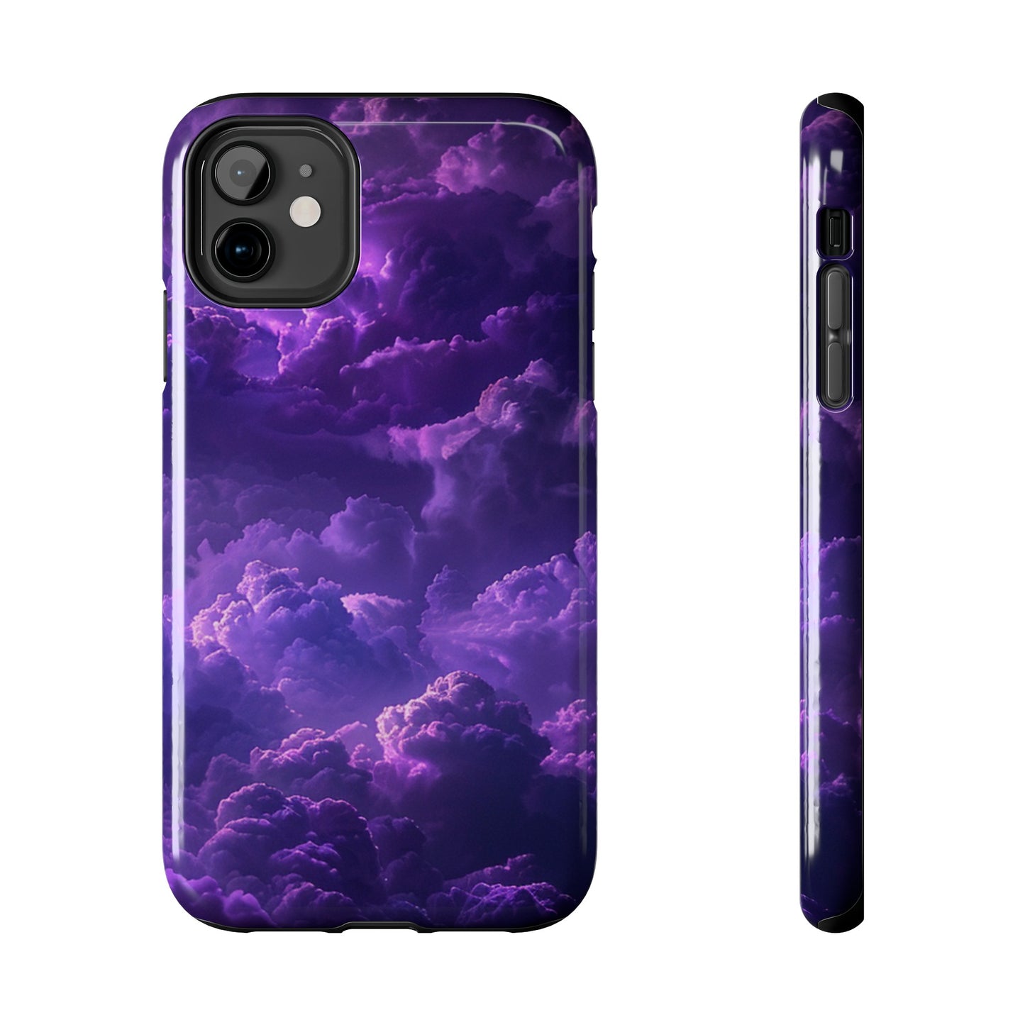 Purple Cloud Impact-Resistant Phone Case