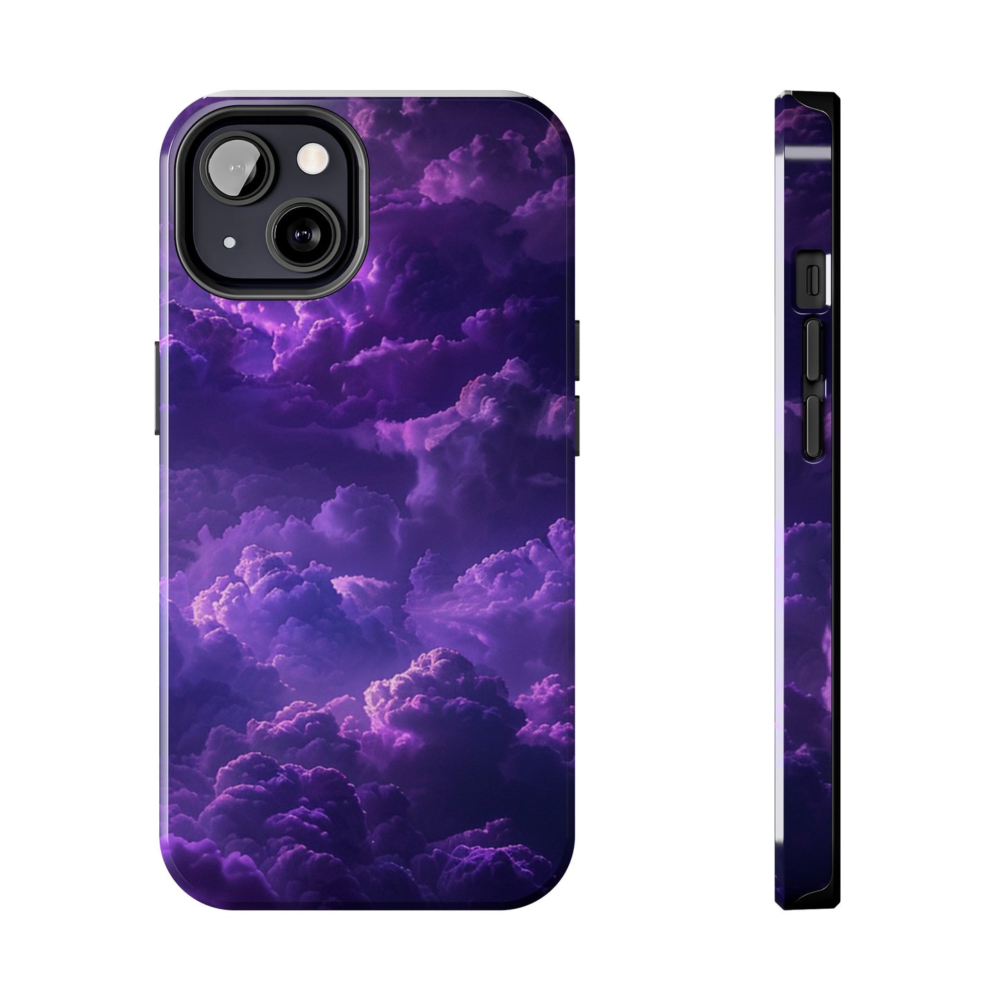 Purple Cloud Impact-Resistant Phone Case
