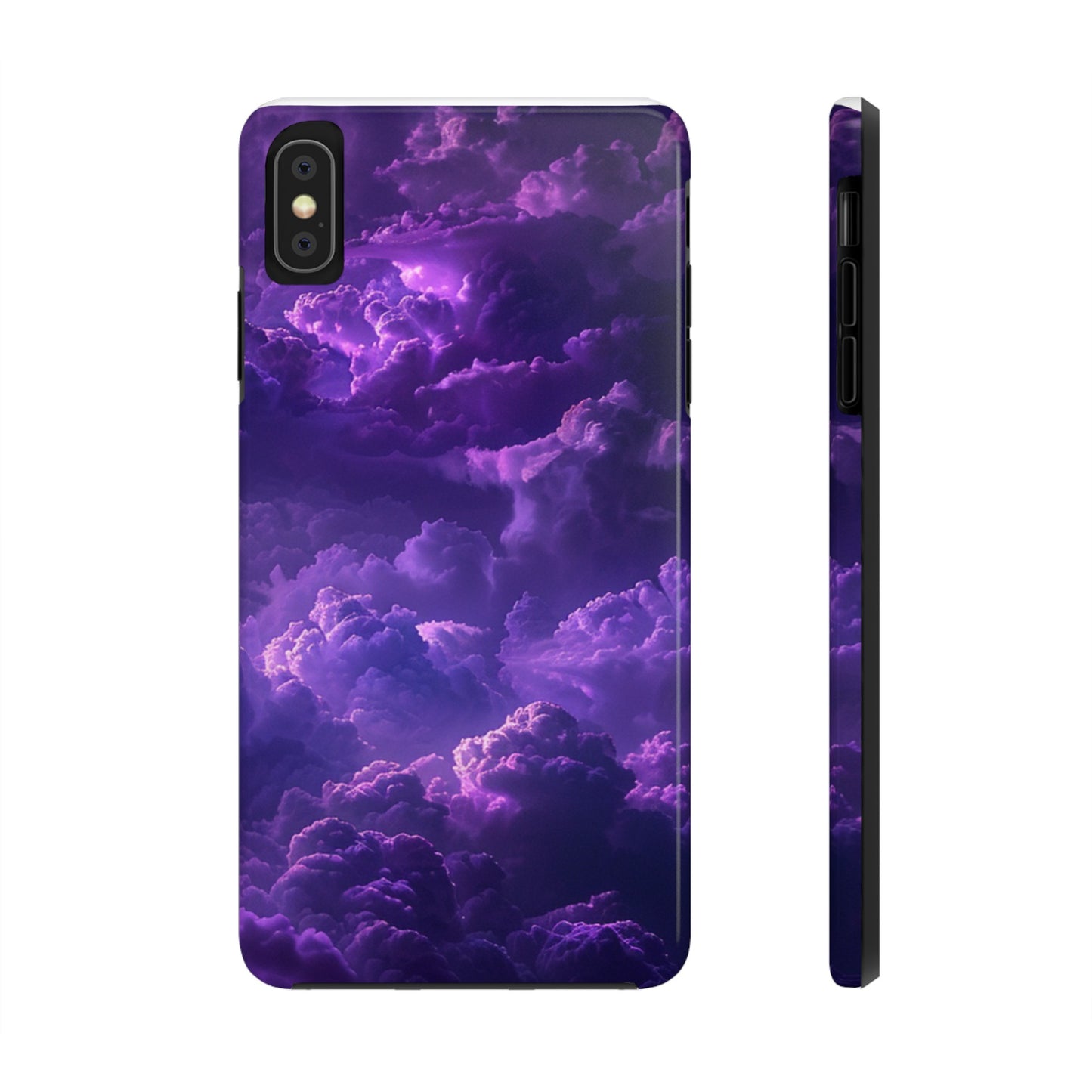 Purple Cloud Impact-Resistant Phone Case