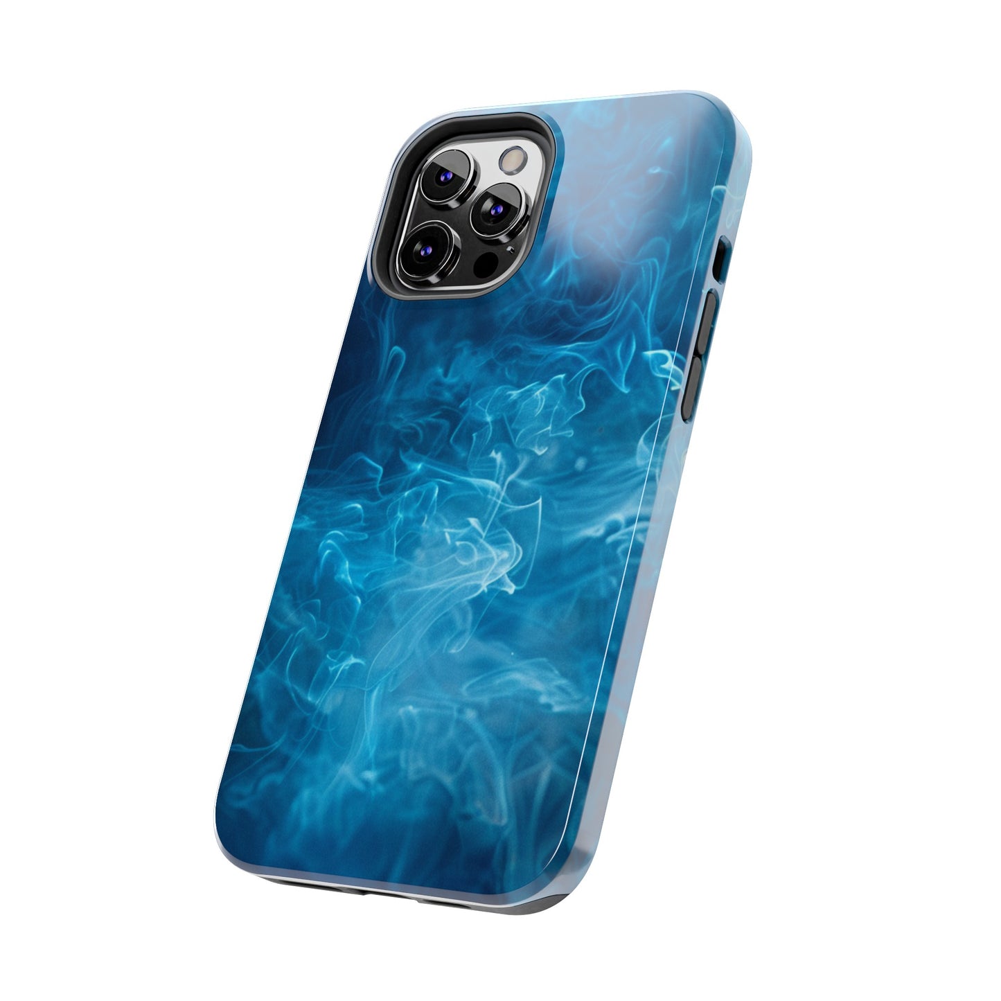 Blue Fire Impact Resistant Phone Case