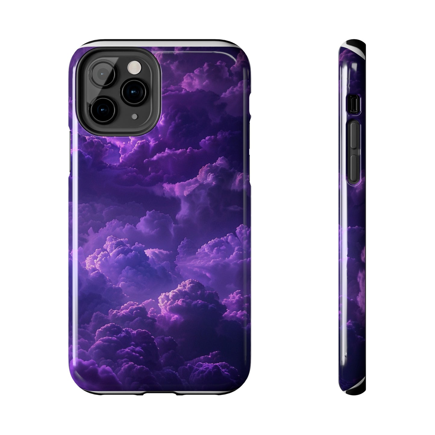 Purple Cloud Impact-Resistant Phone Case