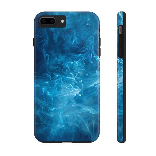 Blue Fire Impact Resistant Phone Case