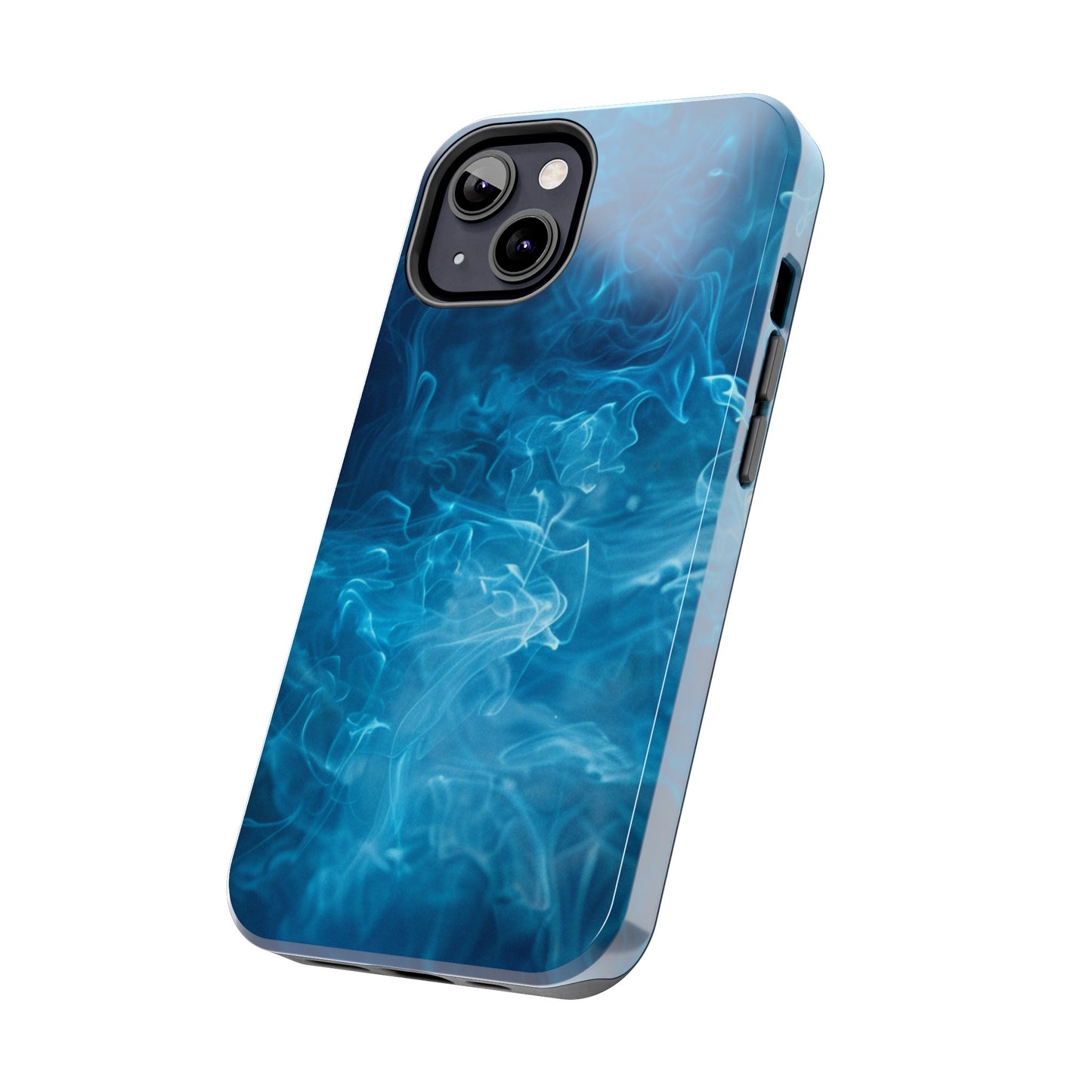 Blue Fire Impact Resistant Phone Case