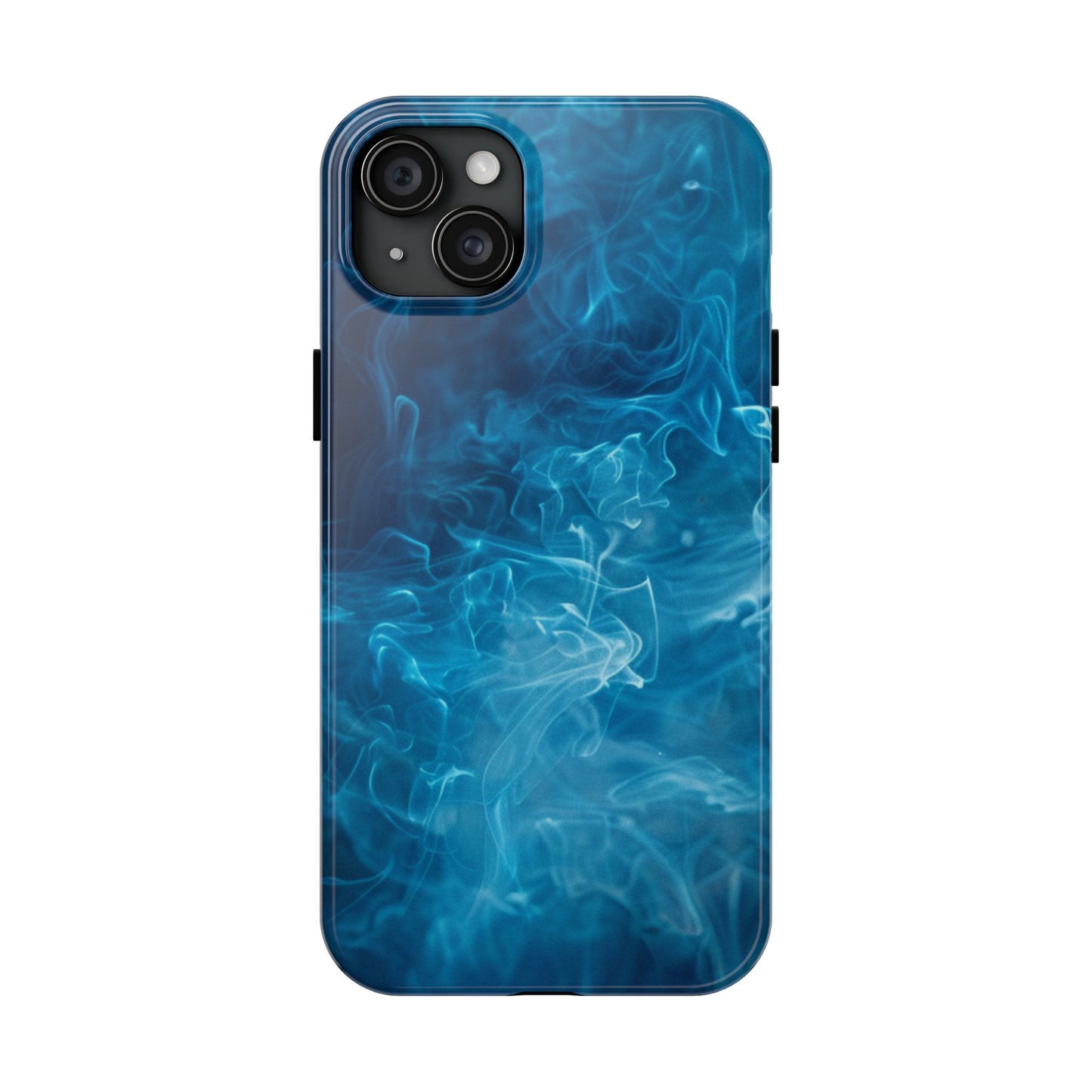 Blue Fire Impact Resistant Phone Case